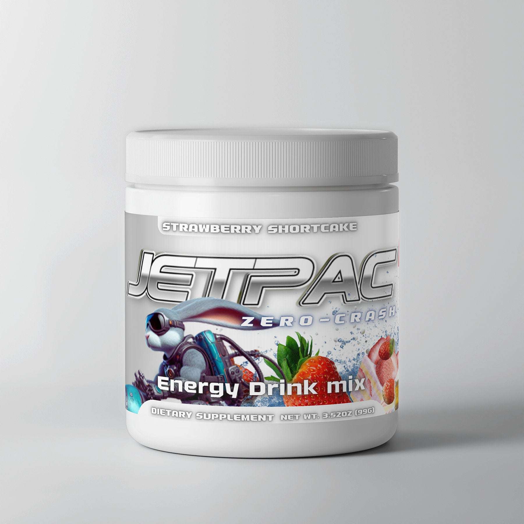 JetPac Boost Energy Drink Mix - Sugar Free Strawberry Shortcake