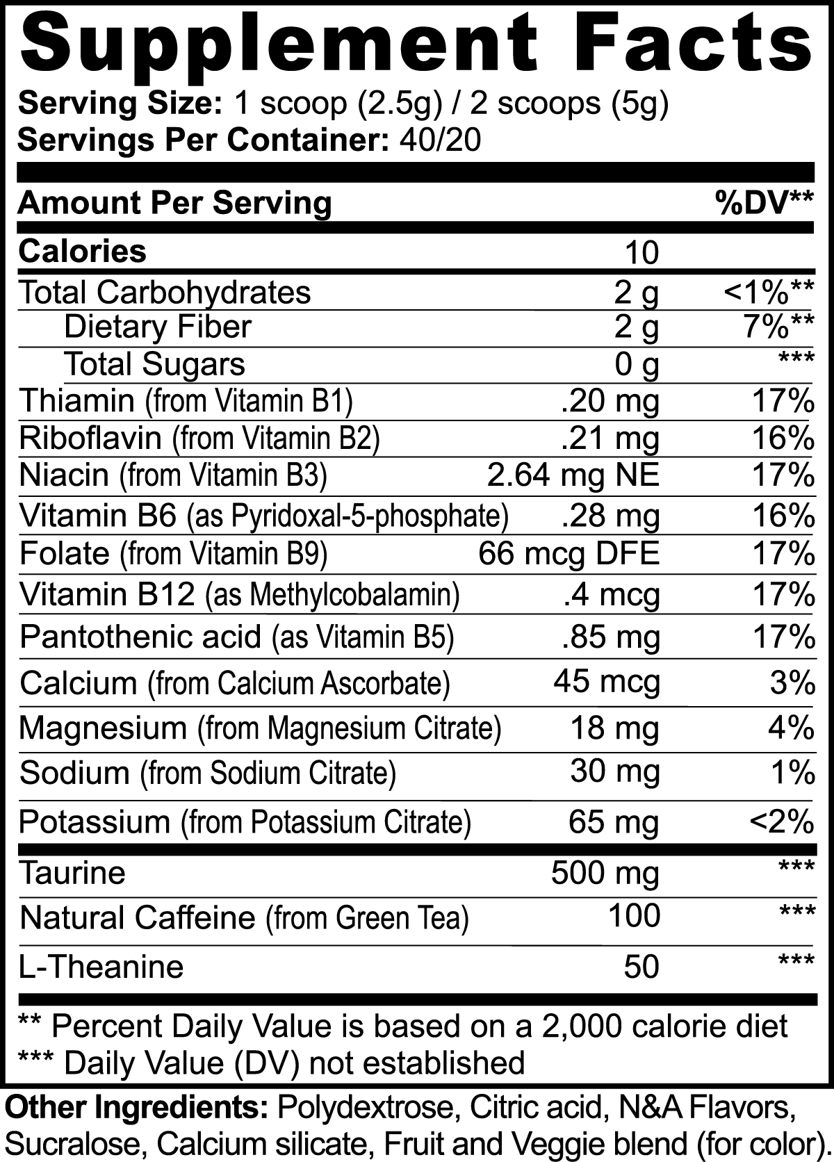 JetPac Energy Drink Mix - Sugar Free MelonBall Creamsicle Flavor