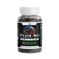 Fun-Gi Mushroom Extract Complex Gummies bottle, raspberry flavor, 60 gummies, supports cognition and energy, USA made.