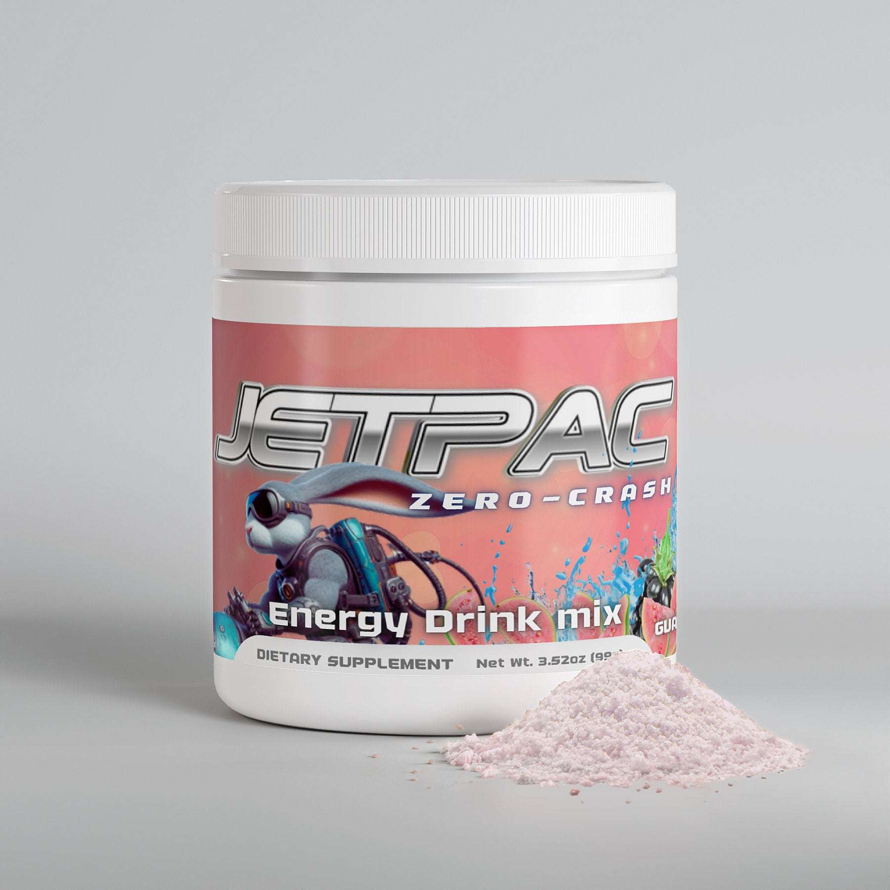 JetPac Boost Energy Drink Mix - Sugar Free Guava Berry Flavor