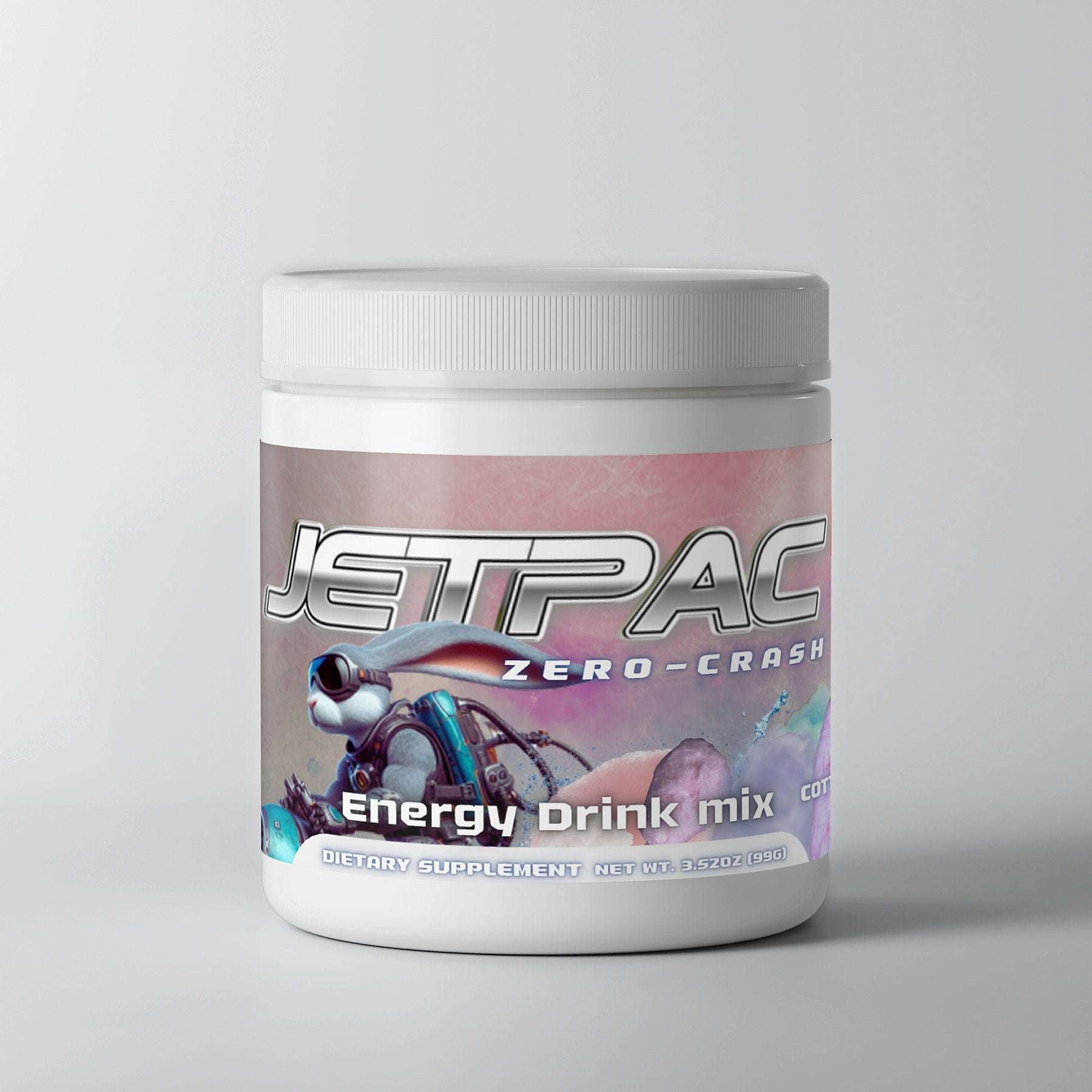 JetPac Energy Drink Mix - Sugar Free Cotton Candy Flavor