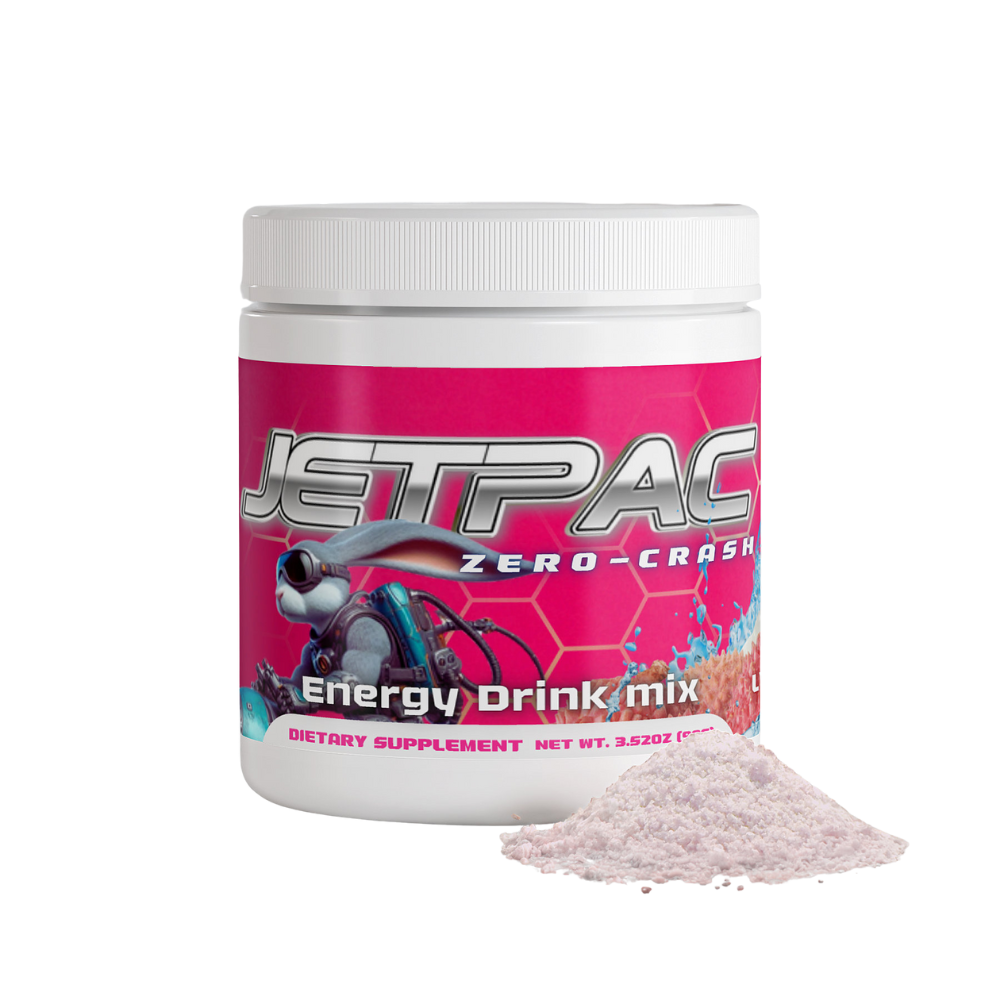 JetPac Boost Energy Drink Mix - Sugar Free Lychee Flavor – Bunny Fuel