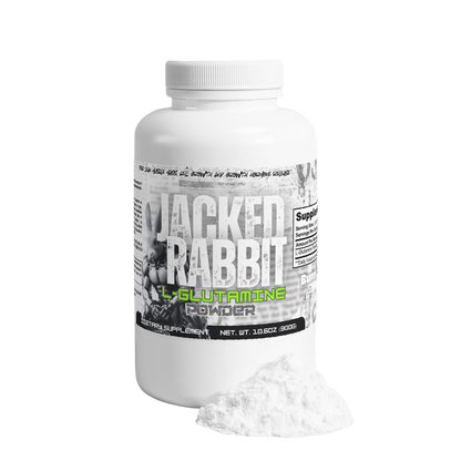 Jacked Rabbit L-Glutamine muscle growth powder supplement